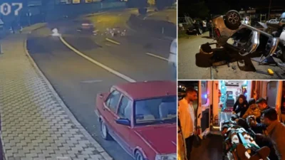 Gümüşhane'de meydana gelen trafik kazasında üniversite öğrencisi Sümeyye B. kaldırımda