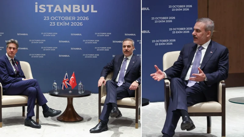 Dışişleri Bakanı Hakan Fidan, Birleşik Krallık Dışişleri Bakanı Ed Miliband