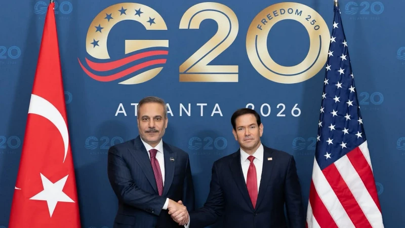 Dışişleri Bakanı Fidan, G20 toplantısında Rubio ile önemli konuları müzakere