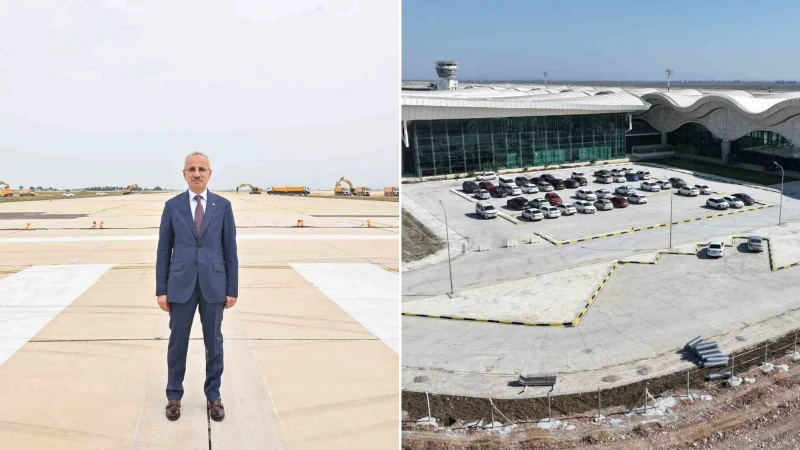 Bakan Uraloğlu, Hatay Havalimanı'nın yenileme projelerinin tamamlanmasıyla ilgili önemli bilgiler