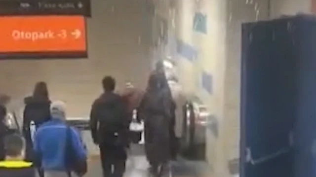 İstanbul'da etkili olan sağanak yağışlar metro istasyonlarını olumsuz etkiledi. Hacıosman