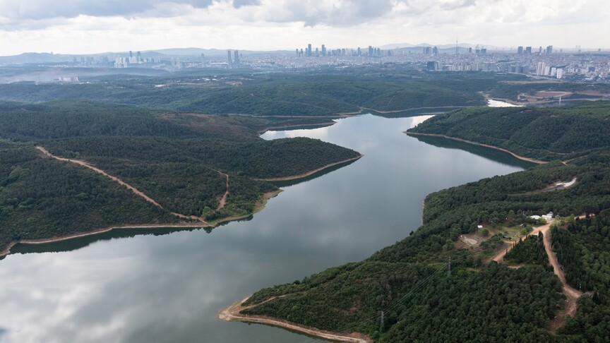 İstanbul'daki barajların doluluk oranı son günlerde artış göstererek yüzde 52'yi