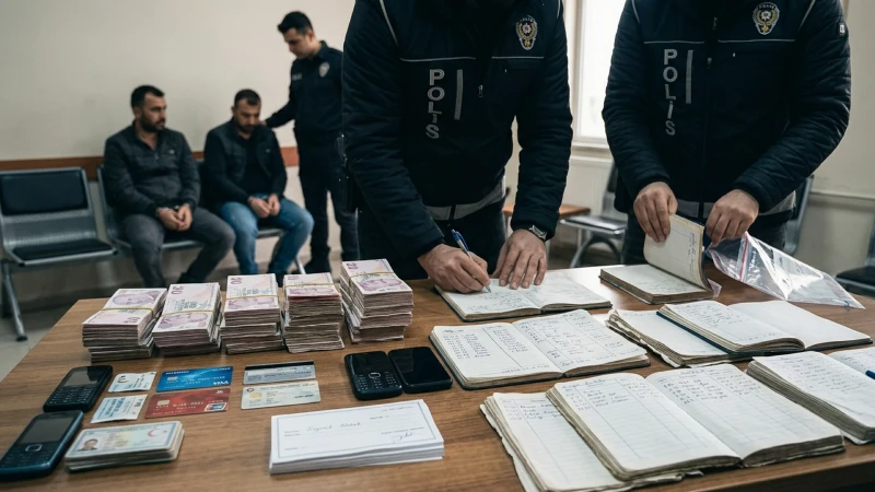 İzmir merkezli gerçekleştirilen tefecilik operasyonunda 13 şüpheli gözaltına alındı. Operasyonda