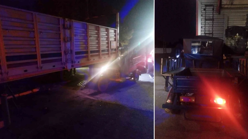 Karapınar'da meydana gelen motosiklet kazasında sürücü yaralandı. Olay yerine sağlık