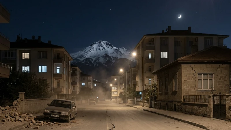 Kayseri'nin Bünyan ilçesinde 3.6 büyüklüğünde bir deprem meydana geldi. Sarsıntı,