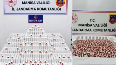 Manisa'da gerçekleştirilen iki ayrı operasyonda toplam 86 bin 654 sentetik