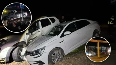 Mardin'in Derik ilçesinde meydana gelen trafik kazasında altı kişi yaralandı.