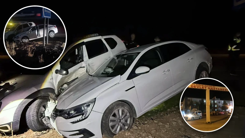 Mardin'in Derik ilçesinde meydana gelen trafik kazasında altı kişi yaralandı.