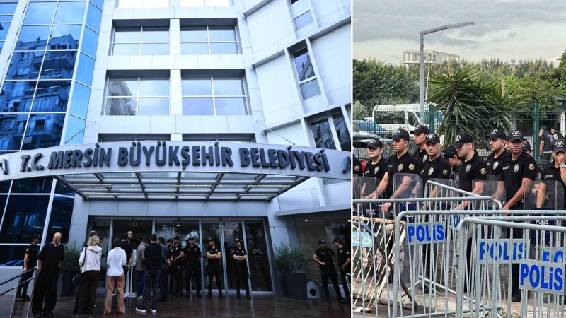 Mersin'de düzenlenen yolsuzluk operasyonunda 3 belediye başkanı ile birlikte 59