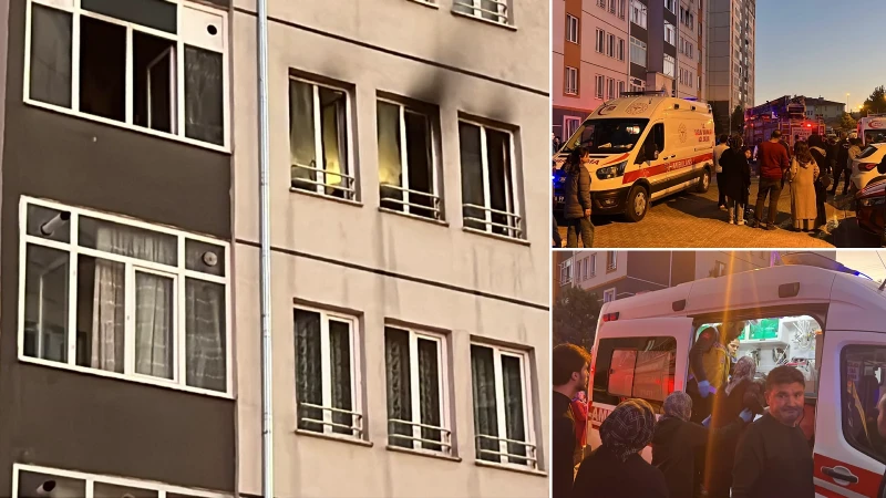 Nevşehir'de bir apartmanda çıkan yangın sonrası altı kişi dumandan etkilendi.