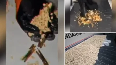 Şanlıurfa'nın Eyyübiye ilçesinde yapılan uyuşturucu operasyonunda evin tuvaletinde 14 bin