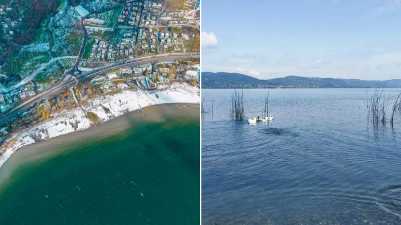 Sapanca Gölü'nde son yağışlarla birlikte su seviyesi 34 santimetre artarak