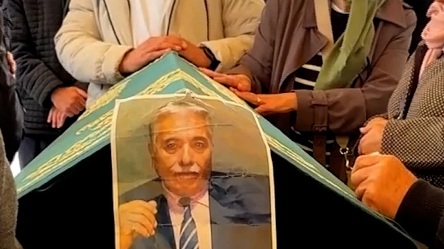 Sarıyer'deki sel felaketinde hayatını kaybeden Turgut Dursun'un cenaze töreni, Levent'te
