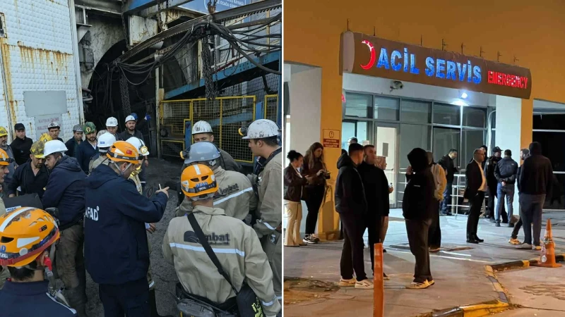 Manisa'nın Soma ilçesinde bir maden ocağında meydana gelen göçükte, 3