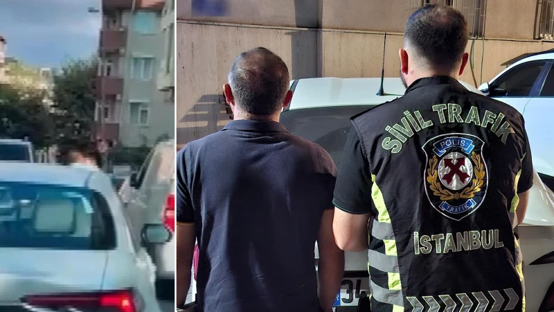 Avcılar'da ters yönden giden sürücü, esnafı darbederek gözaltına alındı. 180