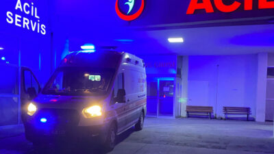 Van'da meydana gelen trafik kazasında yaralanan polis memuru Tayfun Akalan,