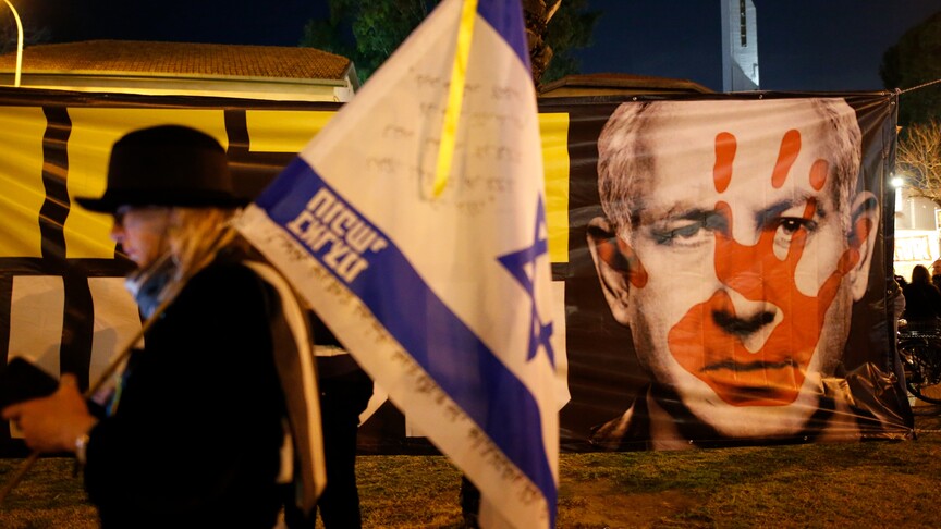 Kanal 12'nin anketine göre, Trump'ın Netanyahu'ya desteği hükümet bloğuna oy