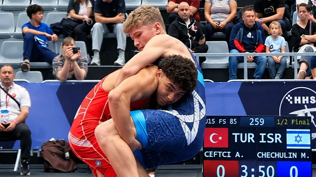 2026 U15 Balkan Güreş Şampiyonası'nda Türkiye, 45 madalya ile büyük