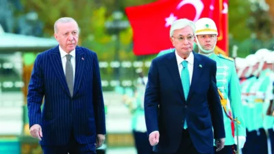 Cumhurbaşkanı Erdoğan, Kazakistan Cumhurbaşkanı Tokayev ile yaptığı görüşmede stratejik ortaklığın