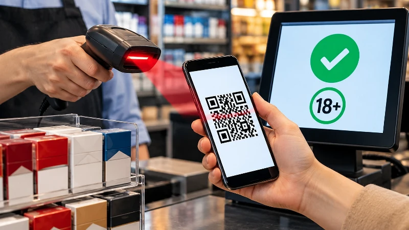 Tütün ürünleri satışında QR kodlu yaş doğrulama sistemi hayata geçiriliyor.