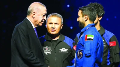 Cumhurbaşkanı Erdoğan, uzayda silahlanma yarışının tehlikelerine dikkat çekti ve Türkiye'nin