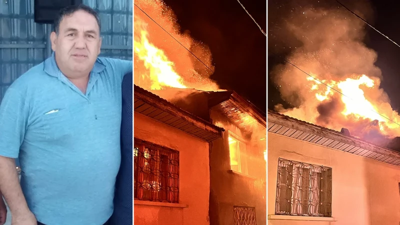Manisa'nın Kula ilçesinde yangın felaketi, ev sahibi Metin Balcı'nın yaşamını