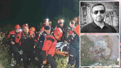 İHH ekibi, 30 saat süren zorlu bir operasyonla kanyonda mahsur